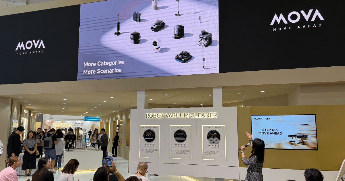 MOVA Exhibit at IFA 2025