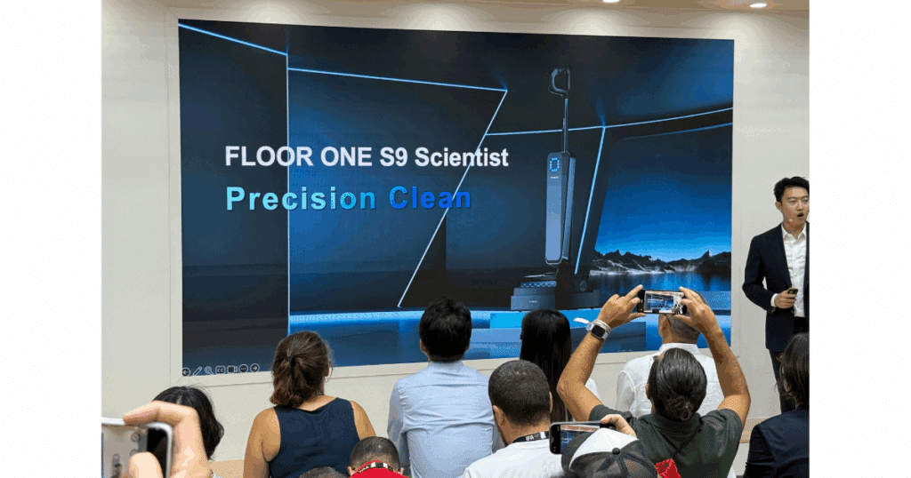 Tineco Floor One S9 Scientist premium floor washer introduced at IFA 2025 with the tagline Precision Clean.