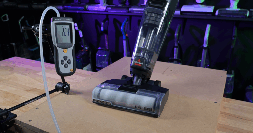 Hard Floor Cleaner Unsealed Suction | Vacuum Wars Testing suction power of a hard floor cleaner.