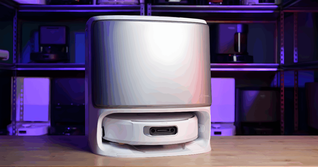 The Narwal Flow with all-in-one dock in Vacuum Wars Studio