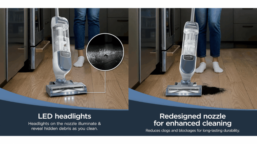 Shark Freestyle Max Features include LED Lights and Simple Maintenance