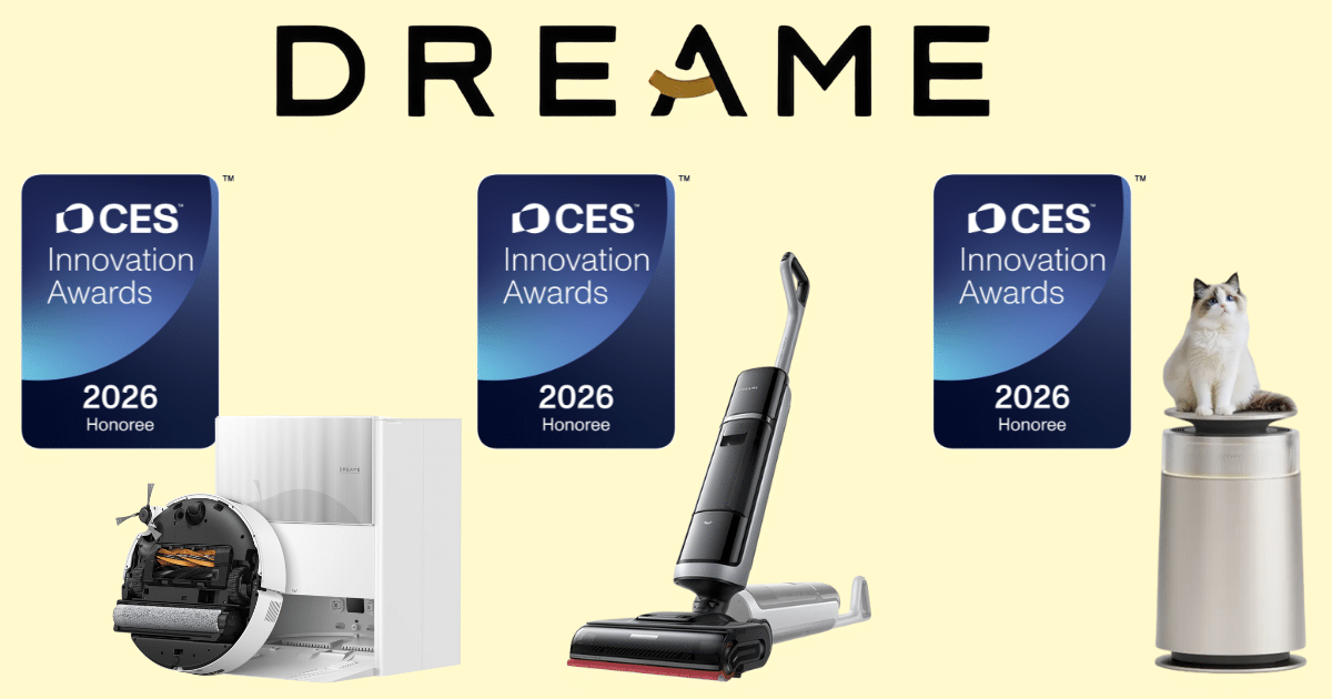 Dreame CES 2026 Innovation Award Honoree Title