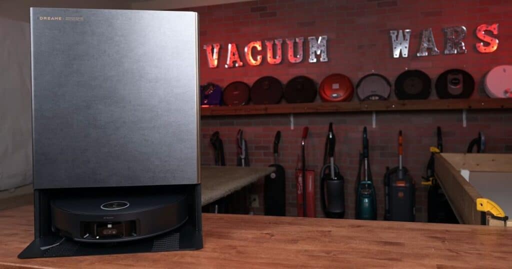 The Dreame Matrix10 Ultra at the Vacuum Wars Studio