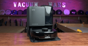 Eufy E25 robot vacuum and mop combo at Vacuum Wars