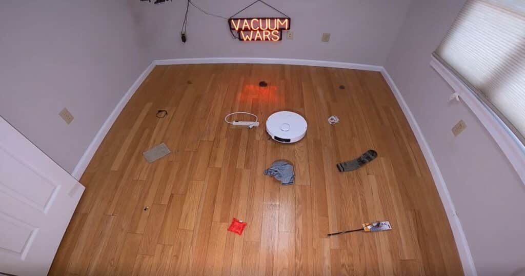 MOVA P10 Pro Ultra Obstacle Avoidance Tests | Vacuum Wars The MOVA P10 Pro Ultra navigating around obstacles in our studio evaluations.