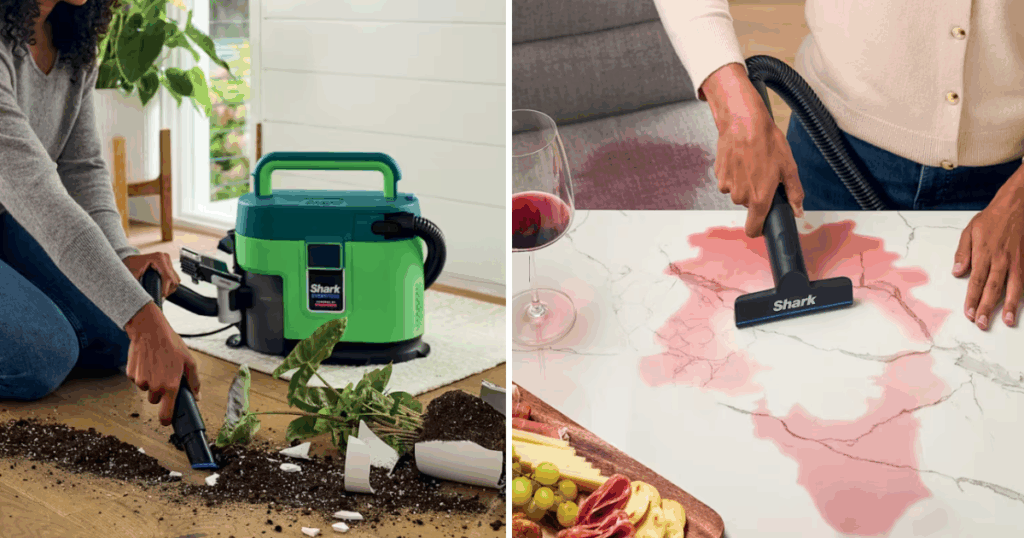 Shark EveryMess at Home | Vacuum Wars Shark EveryMess cleaning both dry and wet debris.