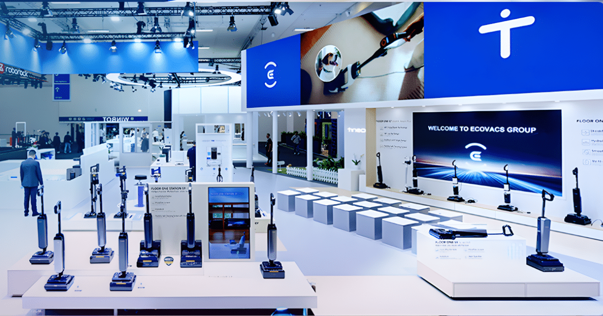 Tineco booth at CES 2026