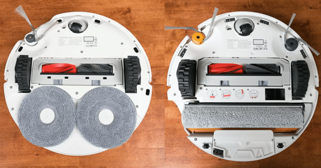 Roborock Qrevo Curv 2 Flow mop difference | Vacuum Wars Roborock Qrevo Curv 2 Flow roller mop system compared to dual spinning mop pads on previous Curv models