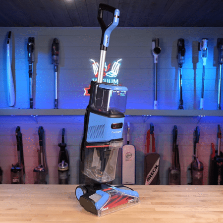 Shark CarpetXpert EX121BRN in studio 450 ©Vacuum Wars | Vacuum Wars Shark CarpetXpert EX121BRN carpet cleaner at the Vacuum Wars studio.