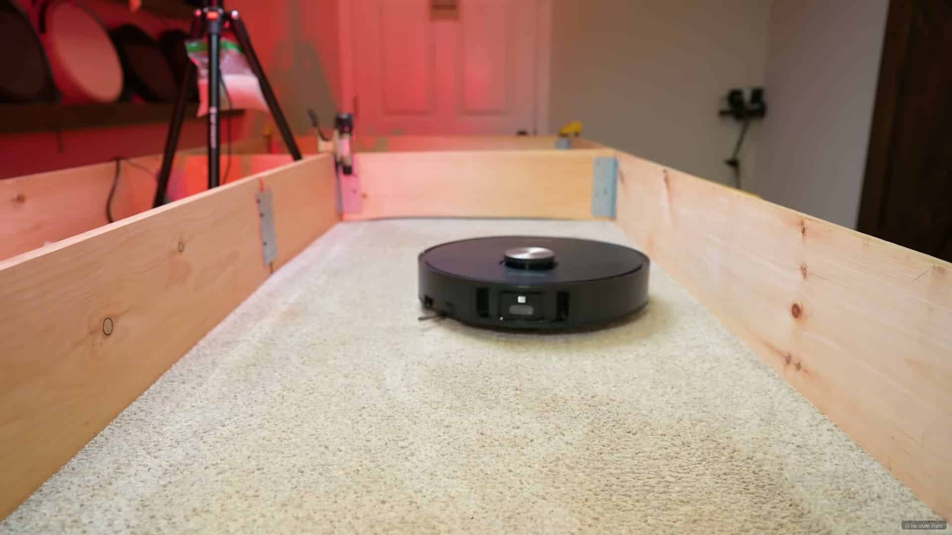 Dreame L50 Ultra carpet deep clean test showing 90% - top 5 all time.