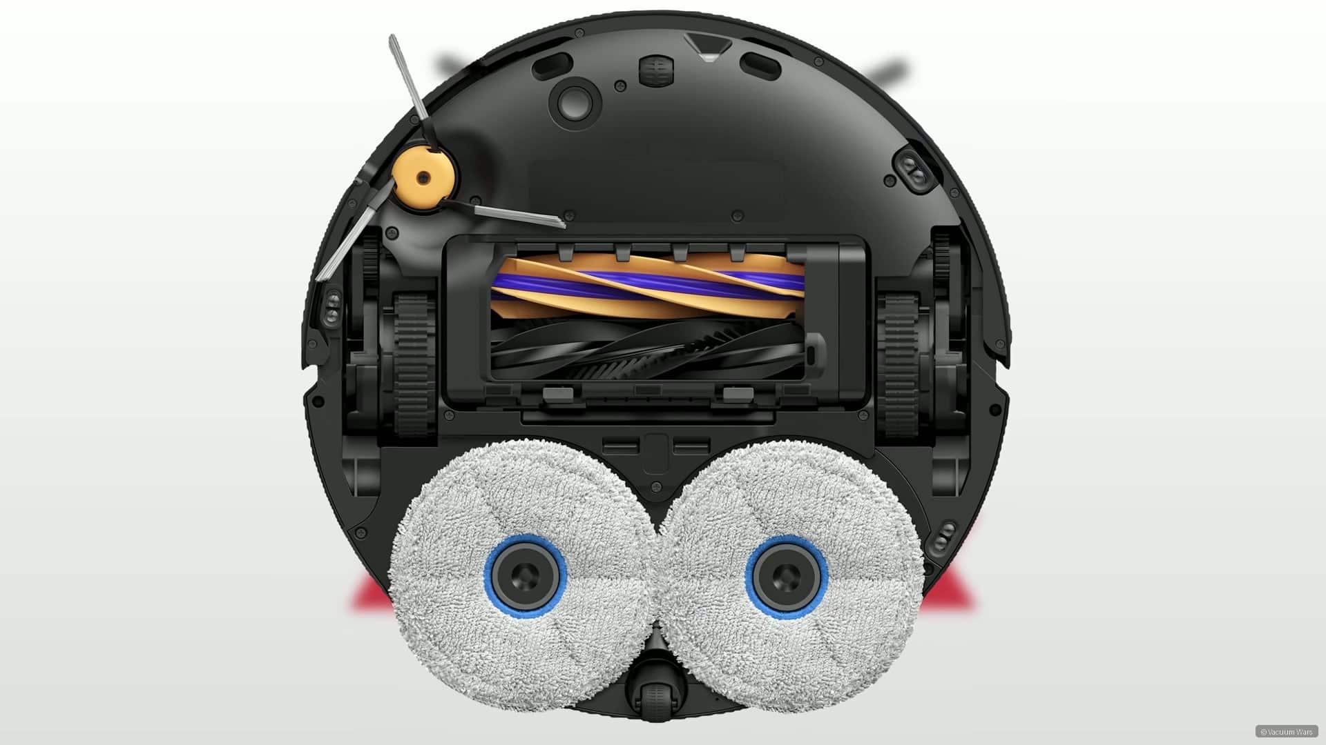 Dreame X60 mopping stain removal test results.