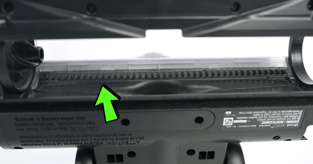 Levoit Aero anti-tangle | Vacuum Wars Levoit Aero anti-tangle brush roll with plastic comb design preventing hair wrap