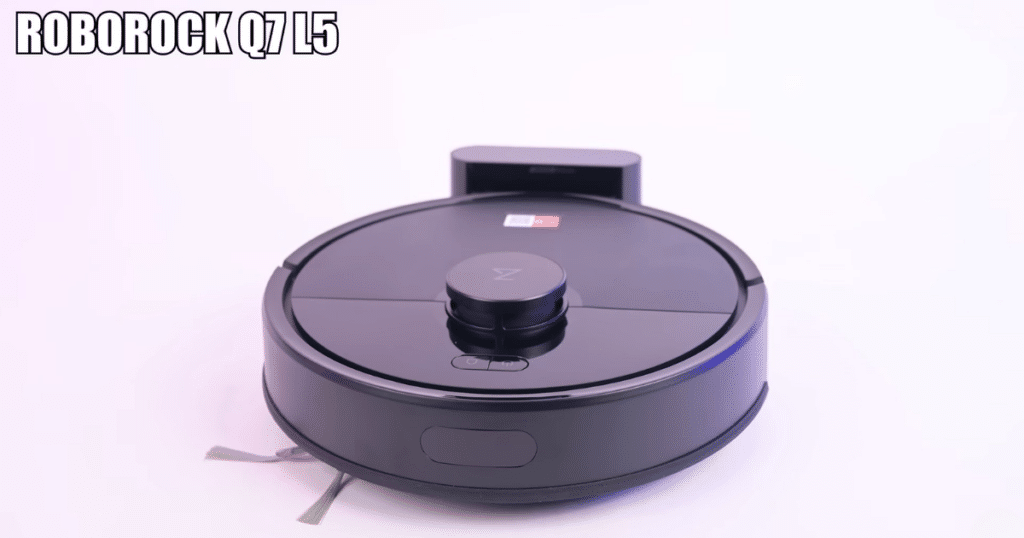 Roborock Q7 L5 Vs M5 LiDAR | Vacuum Wars Roborock Q7 L5 robot vacuum with top-mounted LiDAR navigation system for mapping and efficient cleaning