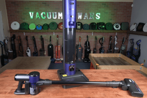 Tineco Pure ONE Station FurFree cordless stick vacuum at the Vacuum Wars studio