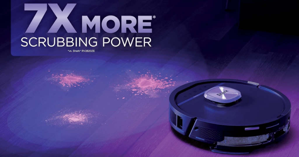 shark powerdetect uv reveal scrubbing | Vacuum Wars The addition of AI obstacle avoidance and UV illumination makes the UV Reveal the most feature-rich robot vacuum in the Shark robot lineup.