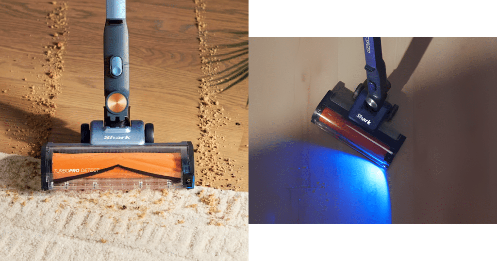 Shark PowerDetect Speed Floorhead | Vacuum Wars Shark PowerDetect Speed Clean floorhead with Turbo Pro Detect brushroll and LED light on debris