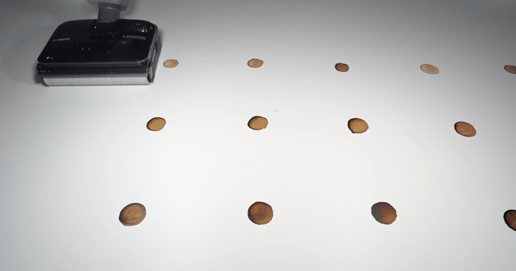 Tineco Floor One i5 Stretch Stain Test 1 | Vacuum Wars Tineco Floor One i5 Stretch approaching stains on a hard floor