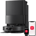 Roborock Qrevo S Pro 150x150 | Vacuum Wars Desktop 3D printer with a smartphone showing the companion app for wireless control.