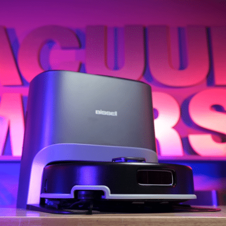Bissell FlexClean Robot Vacuum & Mop at the Vacuum Wars studio.