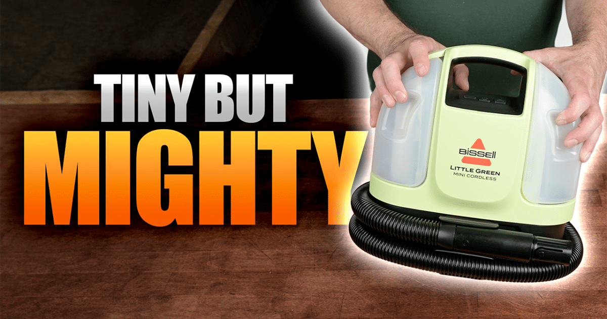 Bissell Little Green Mini Cordless spot cleaner review at Vacuum Wars