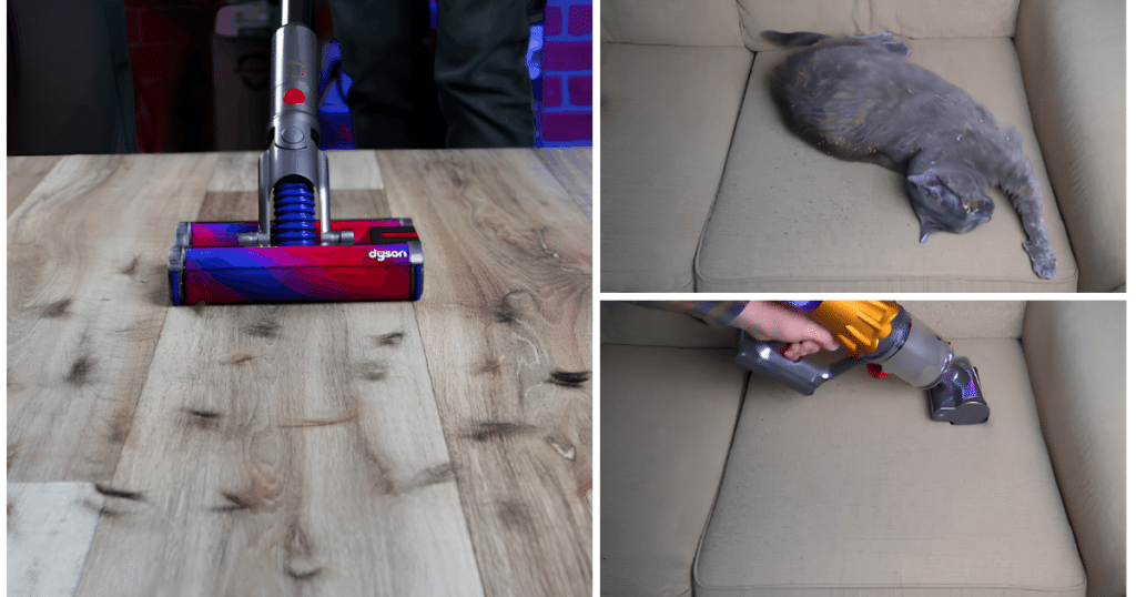 Cordless Pet Hair Vacuum at Vacuum Wars | Vacuum Wars Vacuuming pet hair at Vacuum Wars with a cordless vacuum.