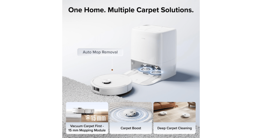 Roborock Q Revo 2 Pro Robot Vacuum Carpet Cleaning | Vacuum Wars Roborock Q Revo 2 Pro Upgrade Multifunctional Dock