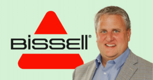 _Adam Madigan Bissell CEO Announcement | Vacuum Wars Bissell logo with new Bissell CEO, Adam Madigan